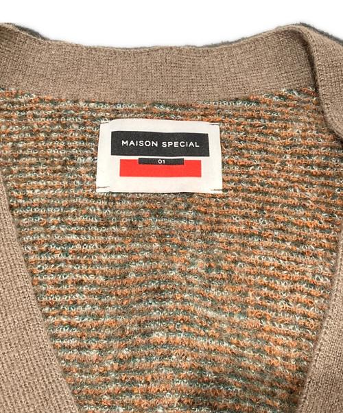 MAISON SPECIAL（メゾンスペシャル）MAISON SPECIAL (メゾンスペシャル) モヘアニットカーディガン マルチカラー サイズ:1の古着・服飾アイテム