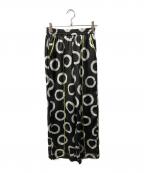 OMMOオーエムエムオー）の古着「サークル型スーパーリラックスパンツ」｜ブラック