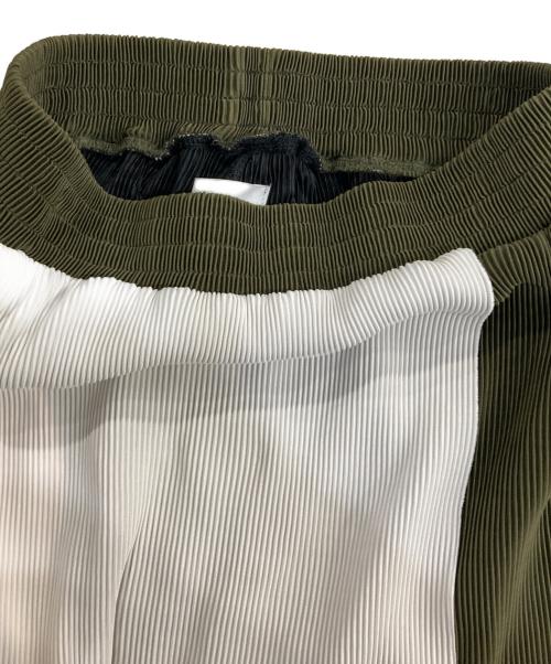 OMMO（オーエムエムオー）OMMO (オーエムエムオー) LAYERED PLEATS PT マルチカラー サイズ:36の古着・服飾アイテム