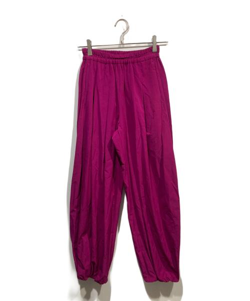 OMMO（オーエムエムオー）OMMO (オーエムエムオー) TUCK BALLOON PT ピンク サイズ:36の古着・服飾アイテム