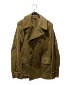 NUMBER (N)INEナンバーナイン）の古着「くるみボタンコーデュロイジャケット」｜ブラウン