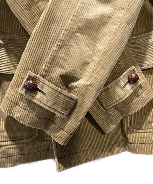 NUMBER (N)INE（ナンバーナイン）NUMBER (N)INE (ナンバーナイン) くるみボタンコーデュロイジャケット ブラウン サイズ:4の古着・服飾アイテム