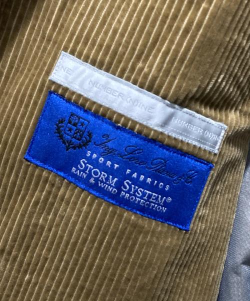 NUMBER (N)INE（ナンバーナイン）NUMBER (N)INE (ナンバーナイン) くるみボタンコーデュロイジャケット ブラウン サイズ:4の古着・服飾アイテム