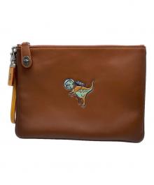 COACH（コーチ）の古着「クラッチバッグ」｜ブラウン