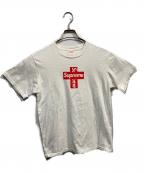 SUPREMEシュプリーム）の古着「Cross Box Logo Tee」｜ホワイト