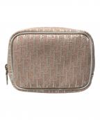 Christian Diorクリスチャン ディオール）の古着「トロッター柄ポーチ」｜ピンク