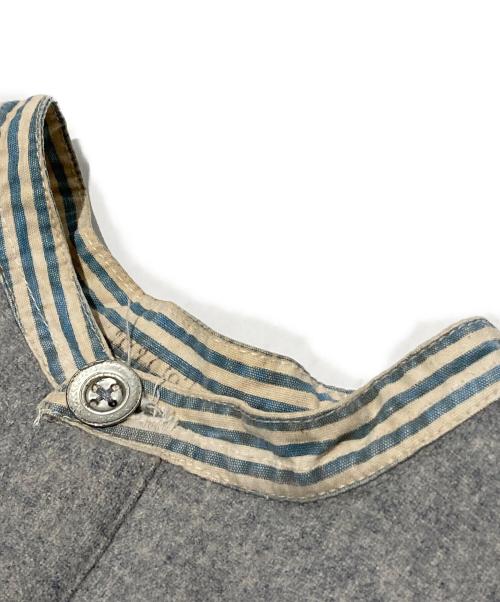 VINTAGE（ヴィンテージ）vintage (ヴィンテージ) ヴィンテージウールスモックシャツ グレー サイズ:Freeの古着・服飾アイテム