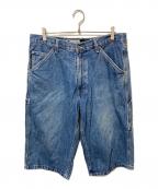Levi's SILVER TABリーバイス シルバータブ）の古着「デニムハーフパンツ」｜インディゴ