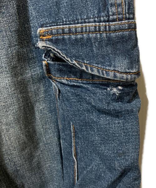 stussy authentic workgear（ステューシー オーセンティック ワークギア）stussy authentic workgear (ステューシー オーセンティック ワークギア) ハーフカーゴパンツ インディゴ サイズ:32の古着・服飾アイテム