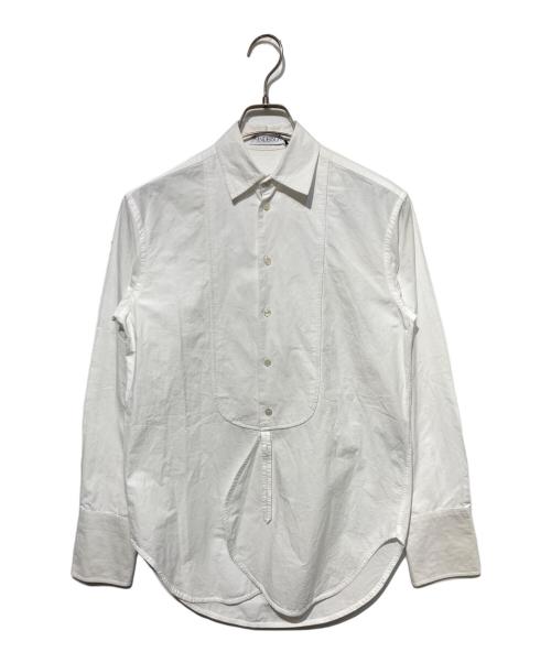 J.W.ANDERSON（ジェイダブリューアンダーソン）J.W.ANDERSON (ジェイダブリューアンダーソン) TUXEDO ROUND HEM SHIRT ホワイト サイズ:06の古着・服飾アイテム