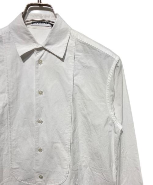 J.W.ANDERSON（ジェイダブリューアンダーソン）J.W.ANDERSON (ジェイダブリューアンダーソン) TUXEDO ROUND HEM SHIRT ホワイト サイズ:06の古着・服飾アイテム