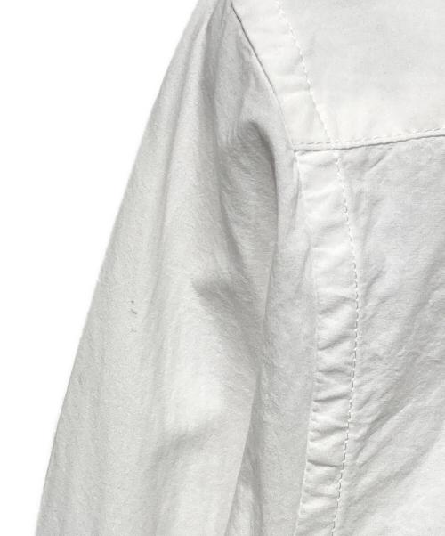 J.W.ANDERSON（ジェイダブリューアンダーソン）J.W.ANDERSON (ジェイダブリューアンダーソン) TUXEDO ROUND HEM SHIRT ホワイト サイズ:06の古着・服飾アイテム