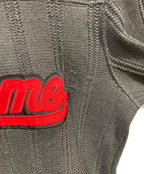 SUPREME（シュプリーム）Supreme (シュプリーム) Mesh Stripe Football Jersey ブラック サイズ:Sの古着・服飾アイテム