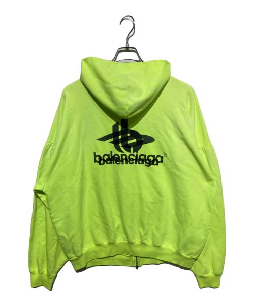 BALENCIAGA（バレンシアガ）BALENCIAGA (バレンシアガ) ジップアップパーカー イエロー サイズ:1の古着・服飾アイテム