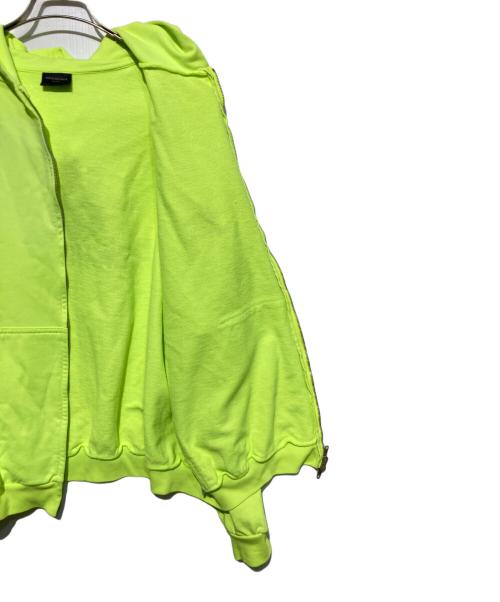 BALENCIAGA（バレンシアガ）BALENCIAGA (バレンシアガ) ジップアップパーカー イエロー サイズ:1の古着・服飾アイテム