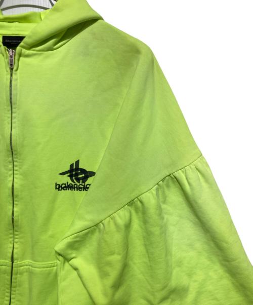 BALENCIAGA（バレンシアガ）BALENCIAGA (バレンシアガ) ジップアップパーカー イエロー サイズ:1の古着・服飾アイテム