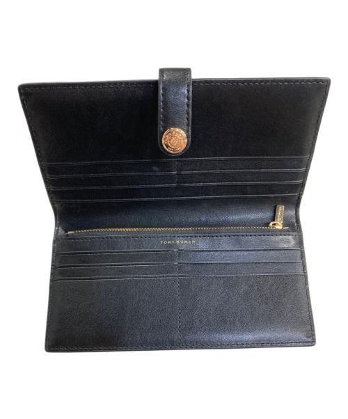 TORY BURCH（トリーバーチ）TORY BURCH (トリーバーチ) ロングウォレット ブラックの古着・服飾アイテム