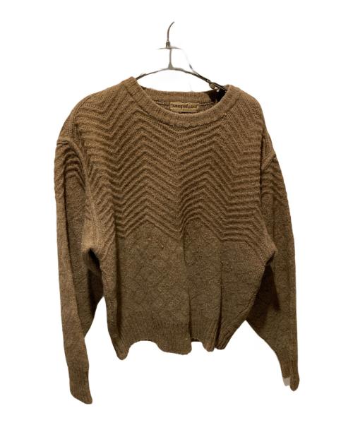 ISSEY MIYAKE（イッセイミヤケ）ISSEY MIYAKE (イッセイミヤケ) 70’S ニット ベージュ サイズ:Freeの古着・服飾アイテム