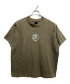 stussyステューシー）の古着「USA製Tシャツ」｜カーキ