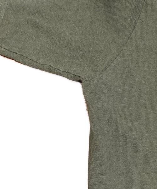 stussy（ステューシー）stussy (ステューシー) USA製Tシャツ カーキ サイズ:Lの古着・服飾アイテム