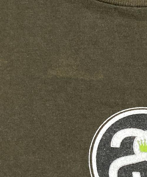 stussy（ステューシー）stussy (ステューシー) USA製Tシャツ カーキ サイズ:Lの古着・服飾アイテム