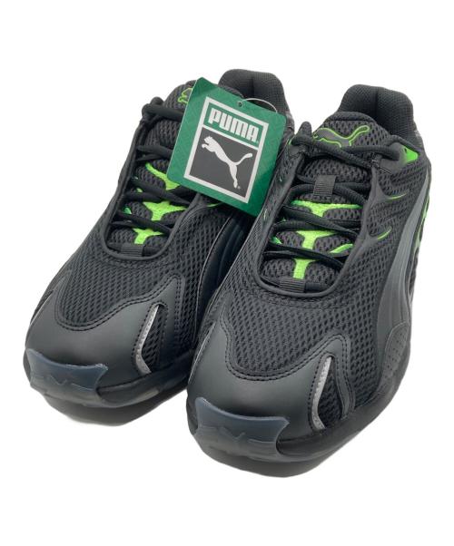 PUMA（プーマ）PUMA (プーマ) INHALE インヘイル ブラック×グリーン サイズ:28 未使用品の古着・服飾アイテム