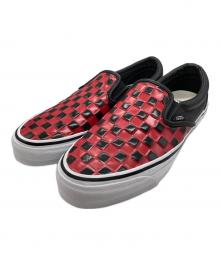 OTW by Vans（オーティーダブリュー バイ バンズ）の古着「Otw Classic Slip-on 98 vi」｜ブラック×レッド
