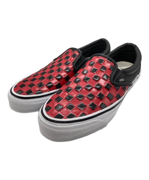 OTW by Vans（オーティーダブリュー バイ バンズ）OTW by VANS (オーティーダブリュー バイ バンズ) Otw Classic Slip-on 98 vi ブラック×レッド サイズ:27.5ｃｍの古着・服飾アイテム