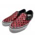 OTW by VANS（オーティーダブリュー バイ バンズ）の古着「Otw Classic Slip-on 98 vi」｜ブラック×レッド