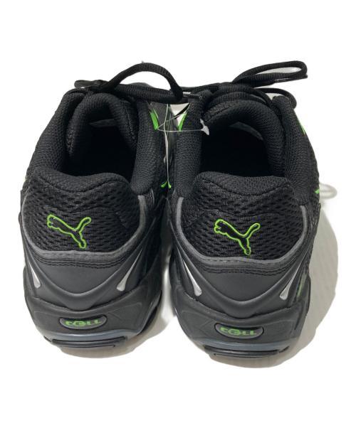 PUMA（プーマ）PUMA (プーマ) INHALE ローカットスニーカー ブラック×グリーン サイズ:26.5cm 未使用品の古着・服飾アイテム