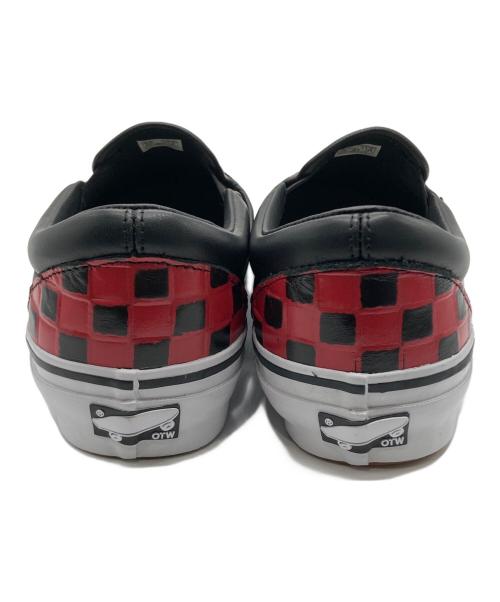 OTW by Vans（オーティーダブリュー バイ バンズ）Otw by VANS (オーティーダブリュー バイ バンズ) Otw Classic Slip-on 98 vi ブラック×レッド サイズ:27.5の古着・服飾アイテム