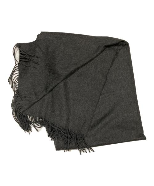 JOHNSTONS OF ELGIN（ジョンストンズオブエルガン）JOHNSTONS OF ELGIN (ジョンストンズオブエルガン) カシミャマフラー グレーの古着・服飾アイテム