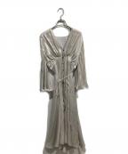 Ameriアメリ）の古着「MEDI GATHER NEGLIGEE DRESS」｜シルバー