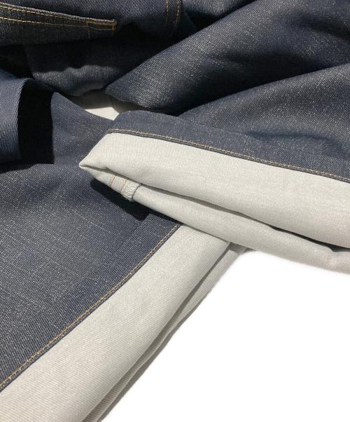 MB ULTIMATE FABRIC（エムビーアルティメットファブリック）MB ULTIMATE FABRIC (エムビーアルティメットファブリック) トロンプルイユワイドデニムパンツ インディゴ サイズ:FREEの古着・服飾アイテム