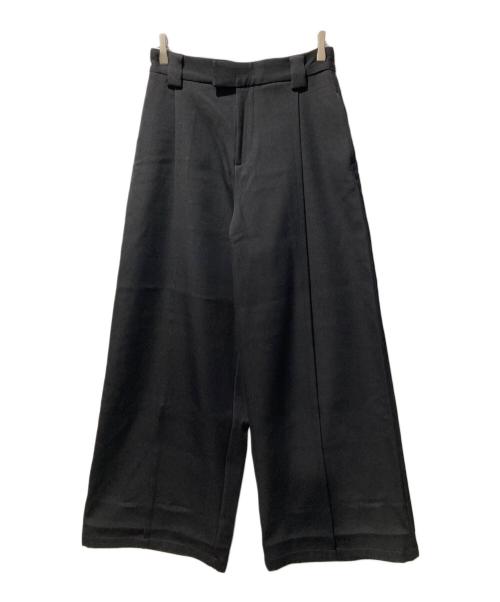 MB ULTIMATE FABRIC（エムビーアルティメットファブリック）MB ULTIMATE FABRIC (エムビーアルティメットファブリック) ハイエンド尾州ウールフロントシームハカマスラックス ブラック サイズ:Sの古着・服飾アイテム