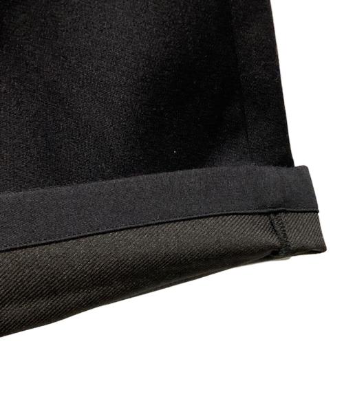 MB ULTIMATE FABRIC（エムビーアルティメットファブリック）MB ULTIMATE FABRIC (エムビーアルティメットファブリック) ハイエンド尾州ウールフロントシームハカマスラックス ブラック サイズ:Sの古着・服飾アイテム