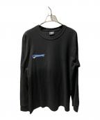 stussyステューシー）の古着「REGAL L/SL TEE」｜ブラック