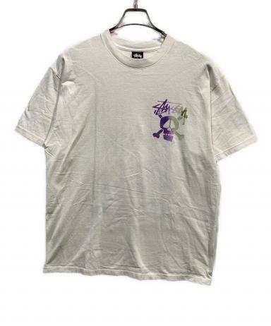中古・古着通販】stussy (ステューシー) スカルプリントTシャツ