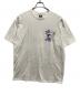 stussy（ステューシー）の古着「スカルプリントTシャツ」｜ホワイト
