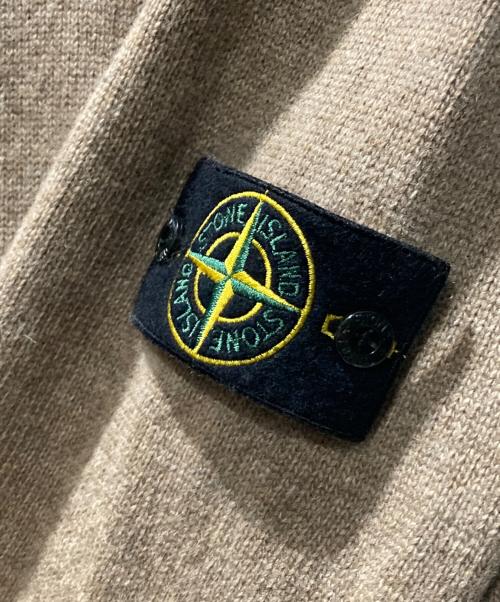 STONE ISLAND（ストーンアイランド）STONE ISLAND (ストーンアイランド) Wool-blend crew-neck sweater ブラウン サイズ:XLの古着・服飾アイテム