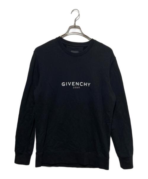 GIVENCHY（ジバンシィ）GIVENCHY (ジバンシィ) ロゴスウェット ブラック サイズ:Mの古着・服飾アイテム