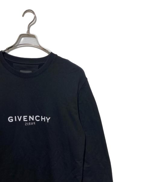 GIVENCHY（ジバンシィ）GIVENCHY (ジバンシィ) ロゴスウェット ブラック サイズ:Mの古着・服飾アイテム