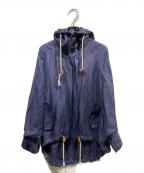 Y'sワイズ）の古着「リネンジャケット」｜ネイビー