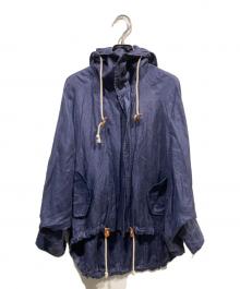 Y's（ワイズ）の古着「リネンジャケット」｜ネイビー