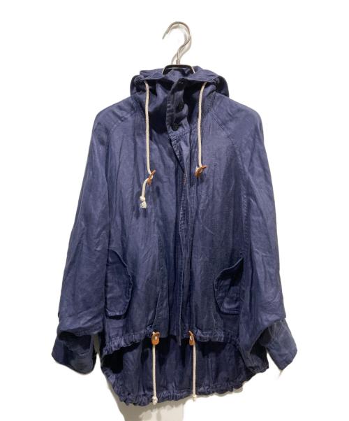 Y's（ワイズ）Y's (ワイズ) リネンジャケット ネイビー サイズ:Sの古着・服飾アイテム