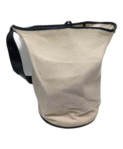 ETRE TOKYO（エトレトウキョウ）ETRE TOKYO (エトレトウキョウ) キャンバスバケットバッグ ベージュの古着・服飾アイテム