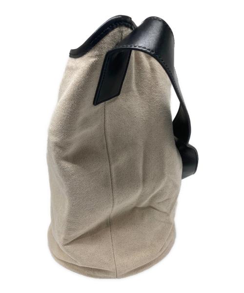 ETRE TOKYO（エトレトウキョウ）ETRE TOKYO (エトレトウキョウ) キャンバスバケットバッグ ベージュの古着・服飾アイテム