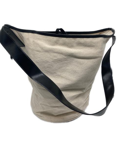 ETRE TOKYO（エトレトウキョウ）ETRE TOKYO (エトレトウキョウ) キャンバスバケットバッグ ベージュの古着・服飾アイテム