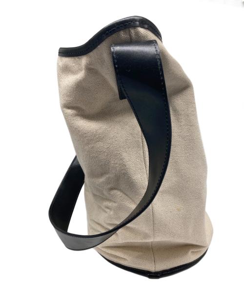 ETRE TOKYO（エトレトウキョウ）ETRE TOKYO (エトレトウキョウ) キャンバスバケットバッグ ベージュの古着・服飾アイテム