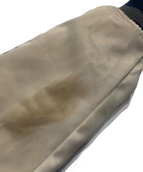 A BATHING APE（ア ベイシング エイプ）A BATHING APE (ア ベイシング エイプ) TIGER SOUVENIR JACKET ネイビー サイズ:Lの古着・服飾アイテム